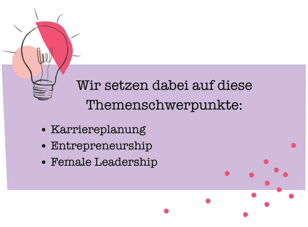 nushu mentoring Schwerpunktthemen Karriereplanung Entrepreneurship Female Leadership