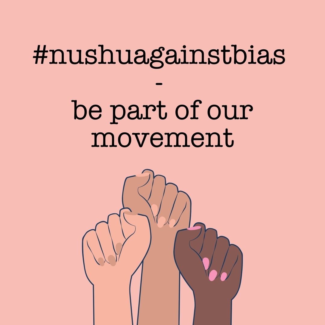 nushu against bias, be part of our movement_Beitragsbild Weltfrauentag