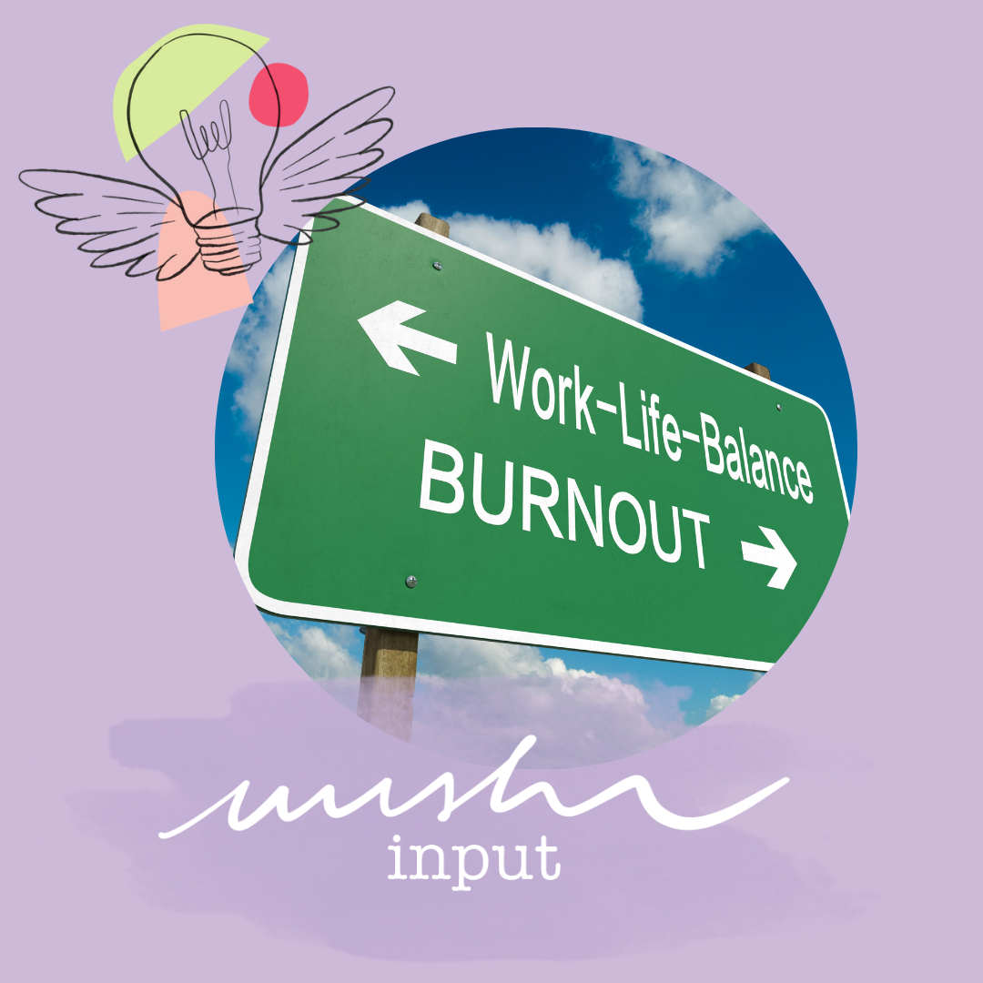 nushu mag Beitragsbild Work life balance burnout